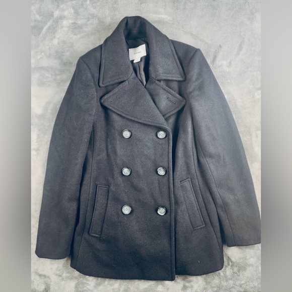 Old Navy Charcoal Peacoat - Picture 2 of 9